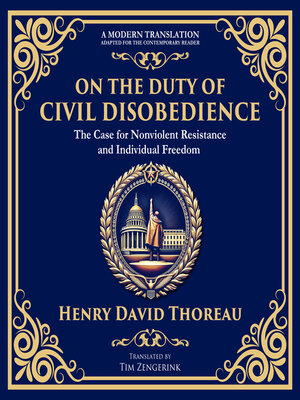 cover image of On the Duty of Civil Disobedience